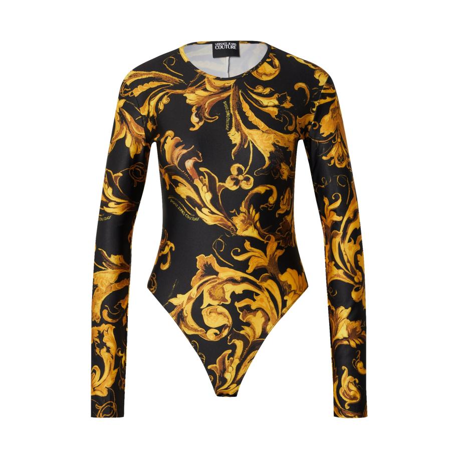 Versace Versace Jeans Couture Shirt body bruin / mosterd / safraan / zwart -