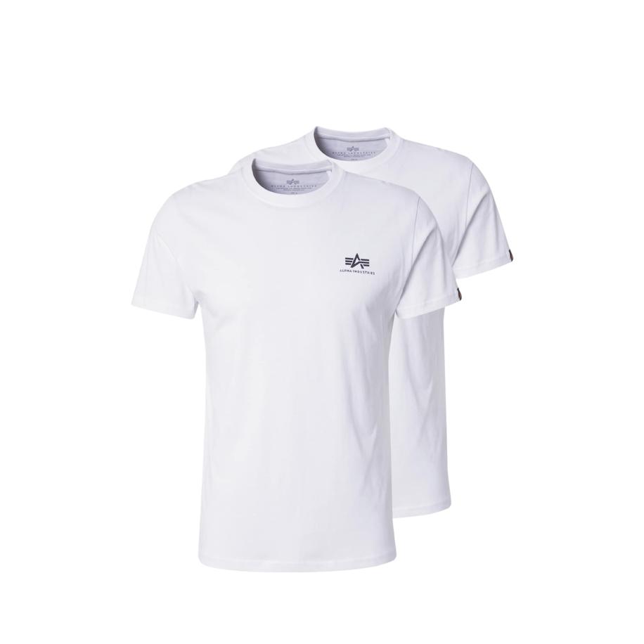 Alpha Industries ALPHA INDUSTRIES Shirt zwart / wit Blauw