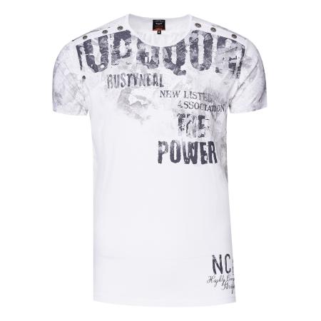 Rusty Neal Rusty Neal Shirt grijs / wit