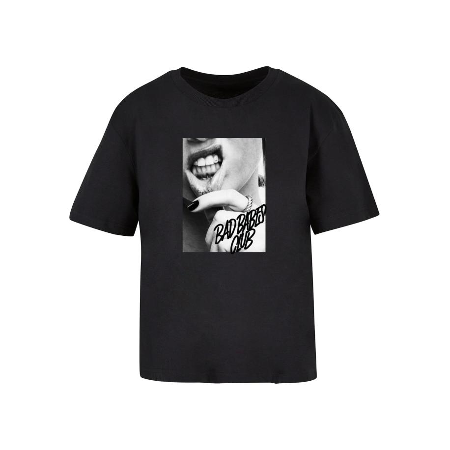 mister tee Mister Tee Shirt Lip Tattoo grijs / donkergrijs / zwart -