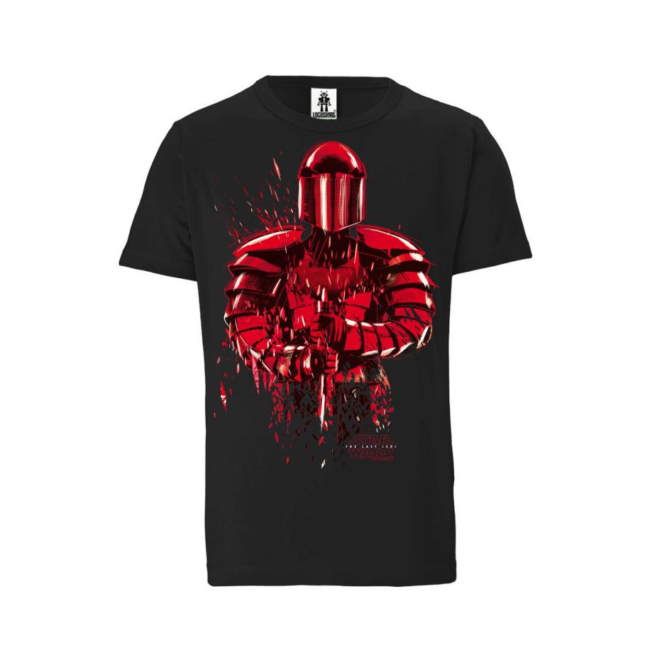 LOGOSHIRT Shirt Star Wars rood / zwart Zwart