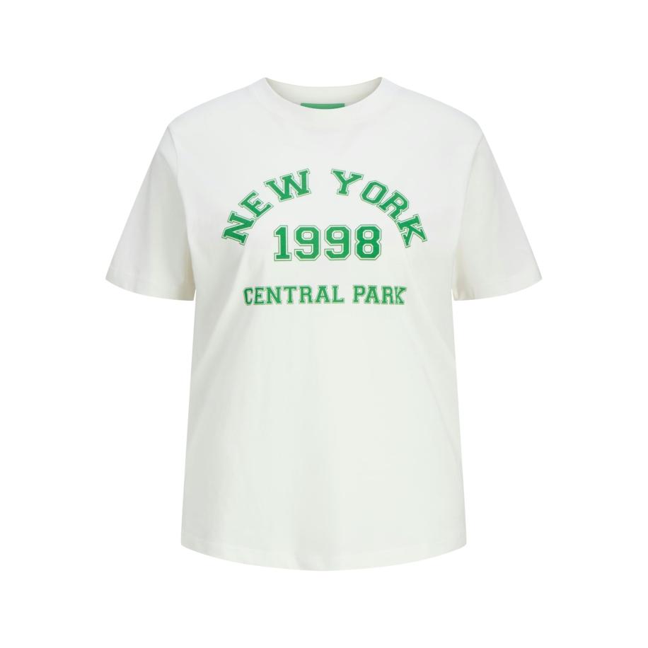 JJXX JJXX Shirt JXMerle grasgroen / wit -