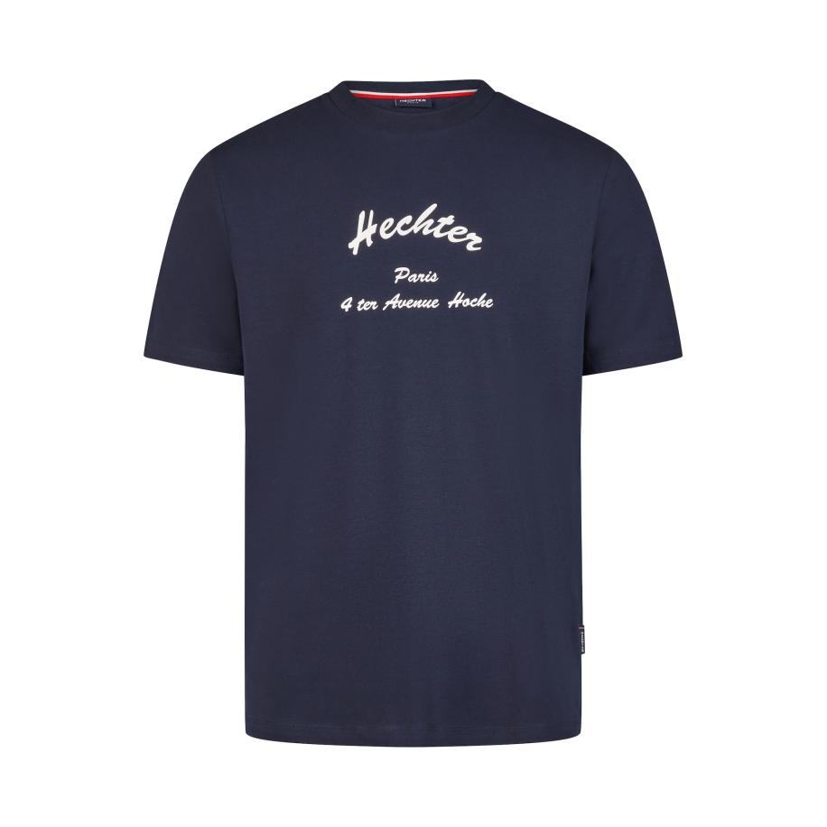 HECHTER PARIS HECHTER PARIS Shirt donkerblauw / wit -