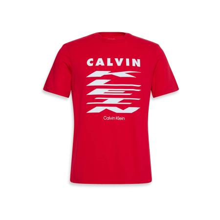 Calvin Klein Calvin Klein Jeans Shirt bloedrood / wit