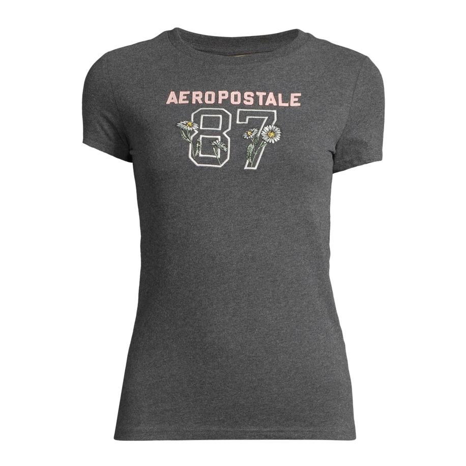 Aeropostale AÉROPOSTALE Shirt geel / donkergrijs / rosa / wit -