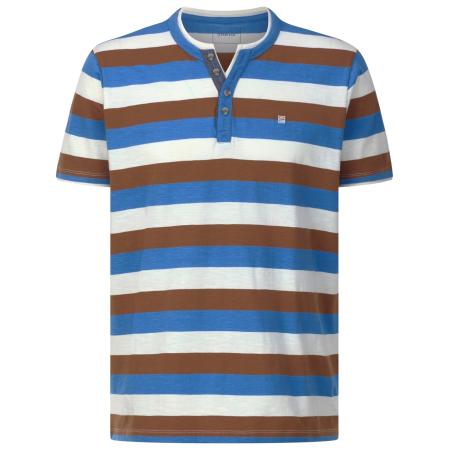 BABISTA BABISTA Shirt Bonavent blauw / bruin / wit
