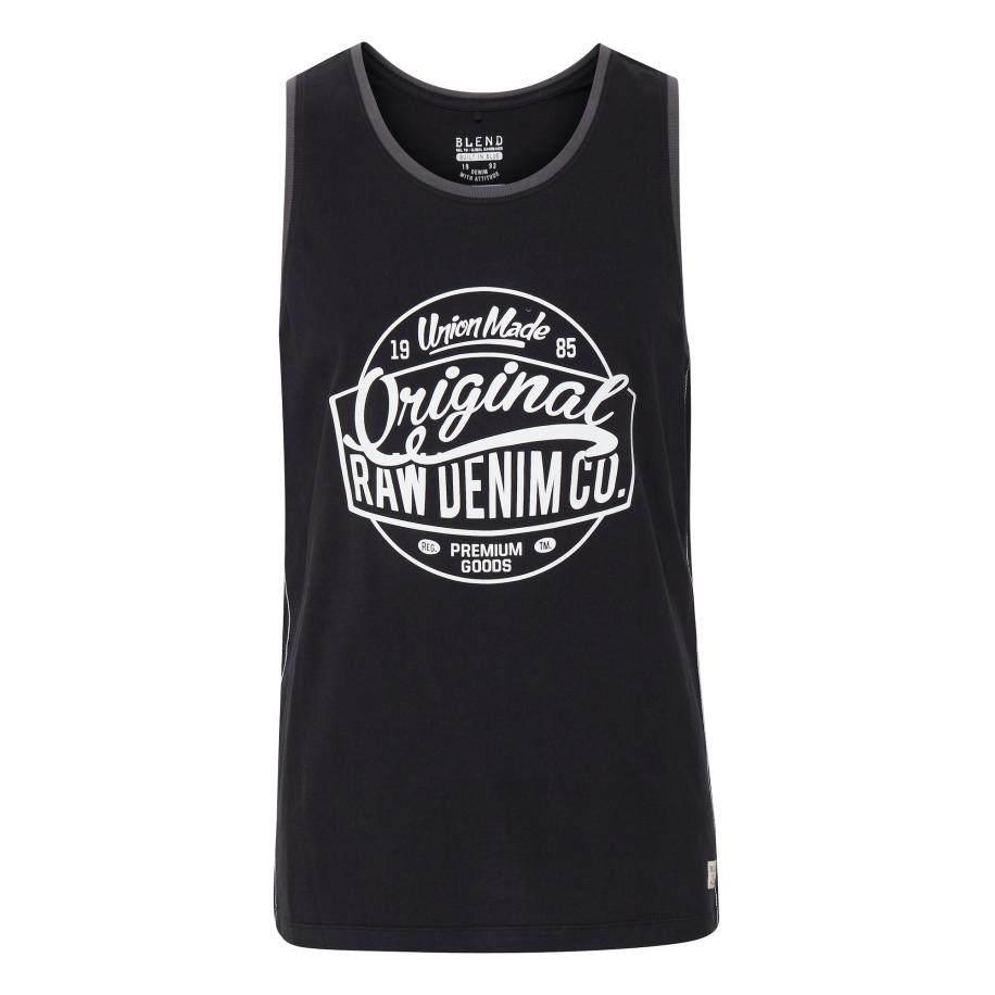 Blend BLEND Shirt WALEX zwart / wit -