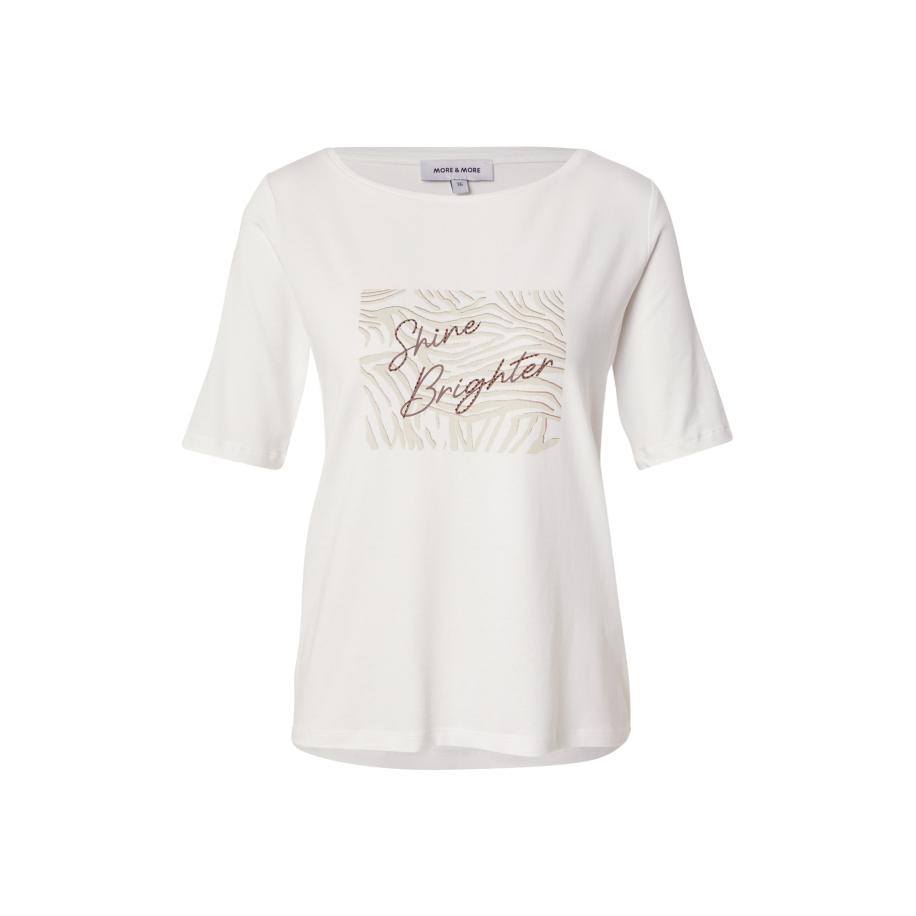 More & More MORE & MORE Shirt beige / bruin / offwhite -
