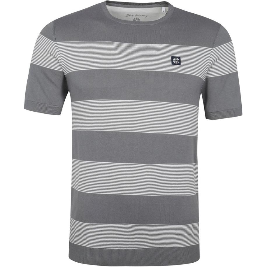 Blue Industry M22 T-Shirt Streep Groen Groen