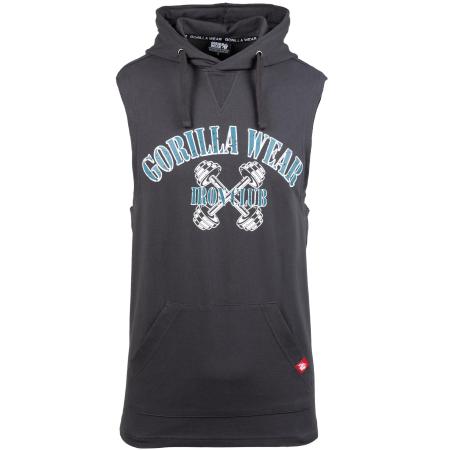 Gorilla Wear Gorilla Wear Shirt Chico smoky blue / cyaan blauw / wit