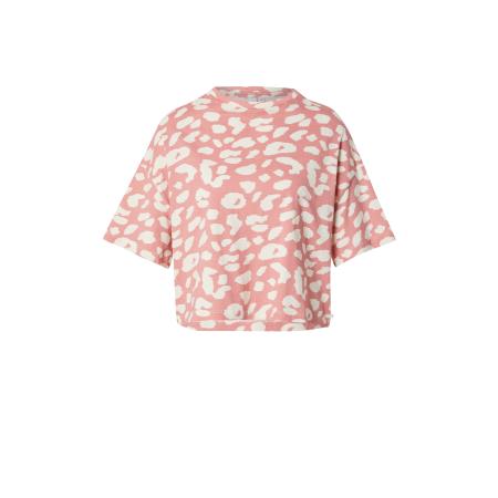 QS QS Shirt zalm roze / wit