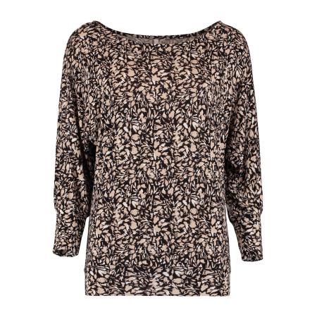 Hailys Hailys Shirt Fi44lipa nude / zwart / wit