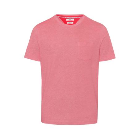 Brax T-Shirt ronde hals rood, Effen
