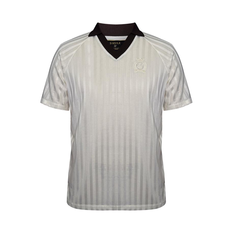 SikSilk SikSilk Shirt ecru / zwart -