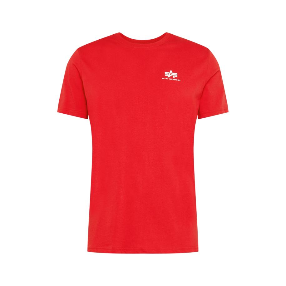 ALPHA INDUSTRIES Shirt rood / wit Rood