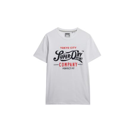 Superdry Shirt rood / zwart / wit