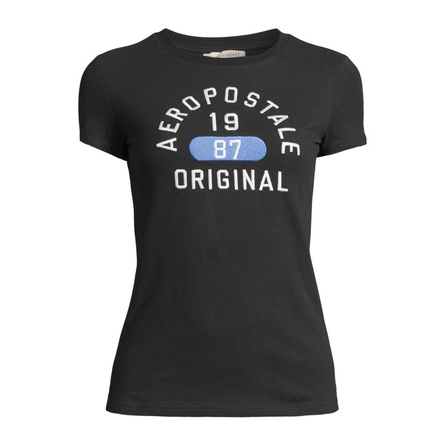 Aeropostale AÉROPOSTALE Shirt JUL opaal / zwart / wit -