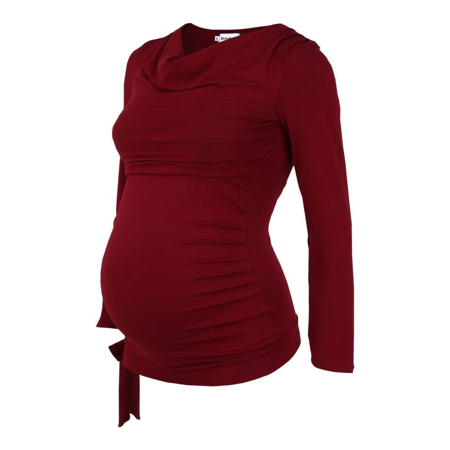 Bebefield Bebefield Shirt Vida wijnrood -