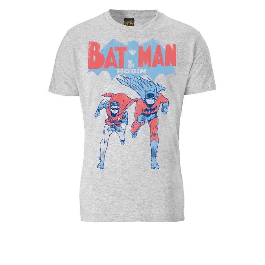 LOGOSHIRT Shirt blauw / grijs / rood Grijs