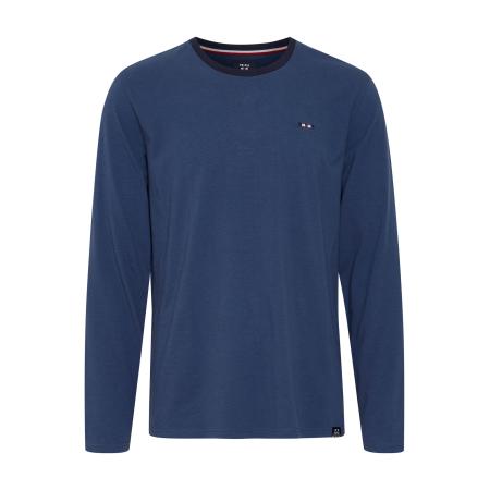 FQ1924 FQ1924 Shirt Dilan blauw denim / bloedrood / wit