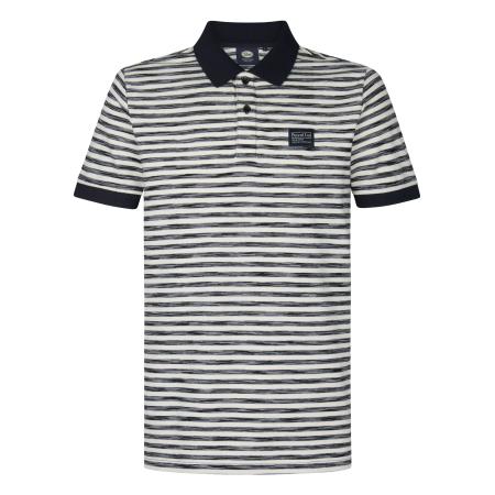 Petrol Industries Petrol Industries Shirt zwart / wit