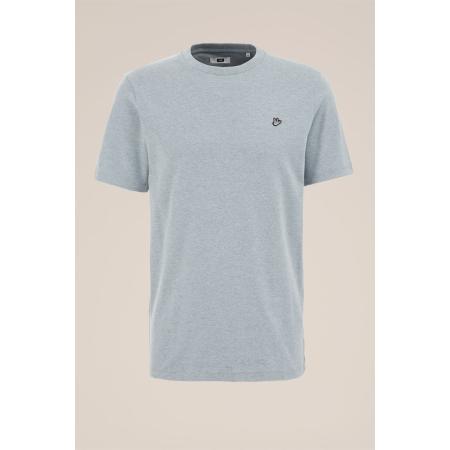 Fundamentals heren T-shirt - Slim Fit - Lichtblauw - Katoen - Maat: XXXL