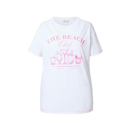 Angel of Style Shirt neonroze / wit