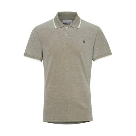 Casual Friday Casual Friday Shirt Tristan olijfgroen / wit