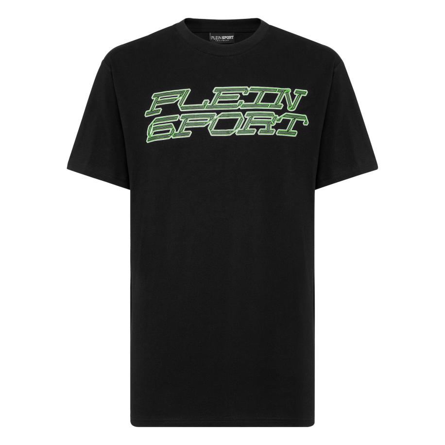 Plein Sport Plein Sport Shirt Tiger limoen / zwart / offwhite -