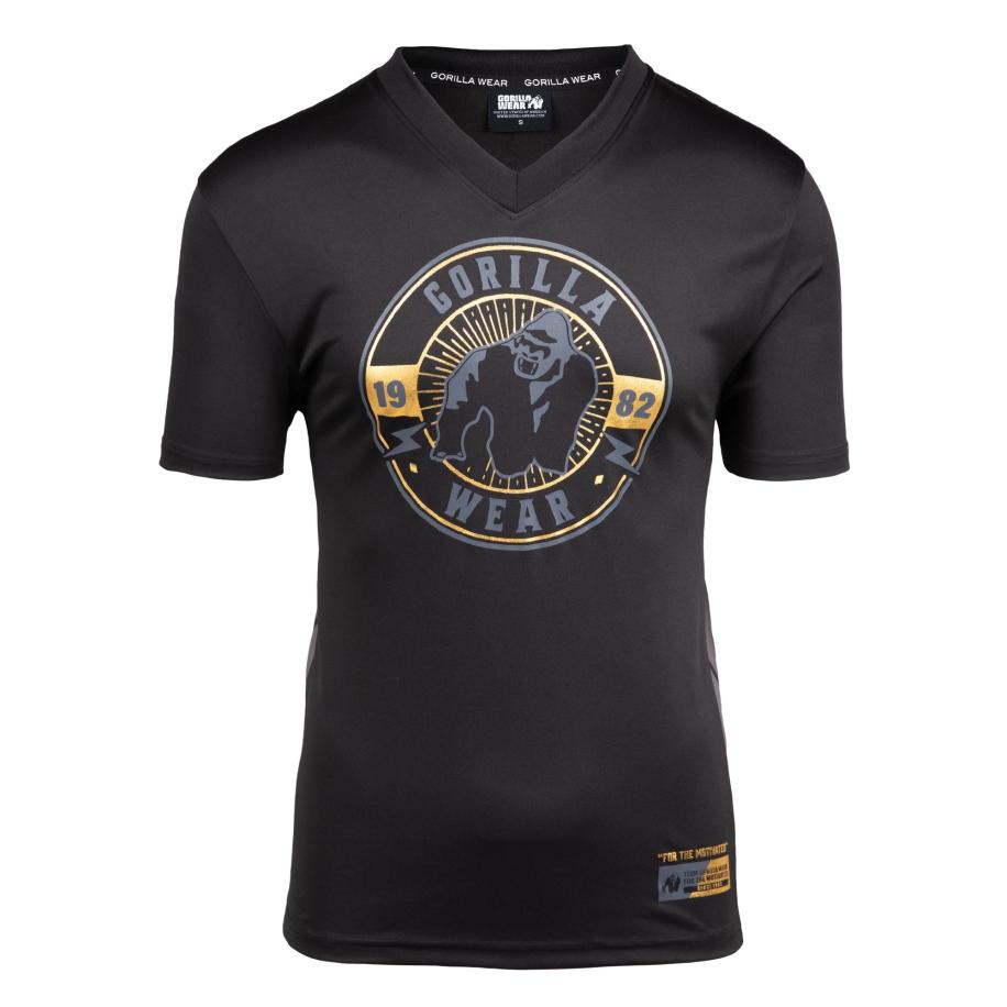 Gorilla Wear Gorilla Wear Shirt Orlando opaal / goud / lichtgrijs / zwart -