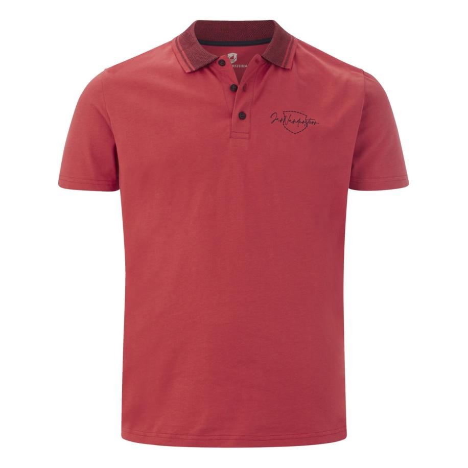 jan vanderstorm Jan Vanderstorm Shirt Jorklan rood / zwart -