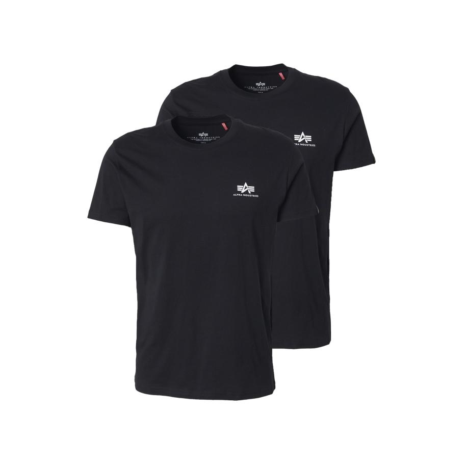 Alpha Industries ALPHA INDUSTRIES Shirt zwart / wit -