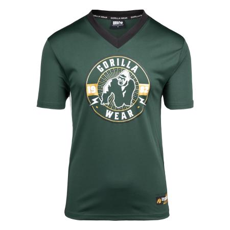 Gorilla Wear Gorilla Wear Shirt Orlando goud / donkergroen / zwart / wit