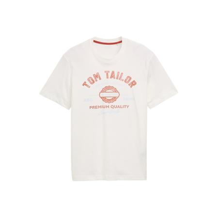 Tom Tailor TOM TAILOR Shirt lichtblauw / roestrood / offwhite