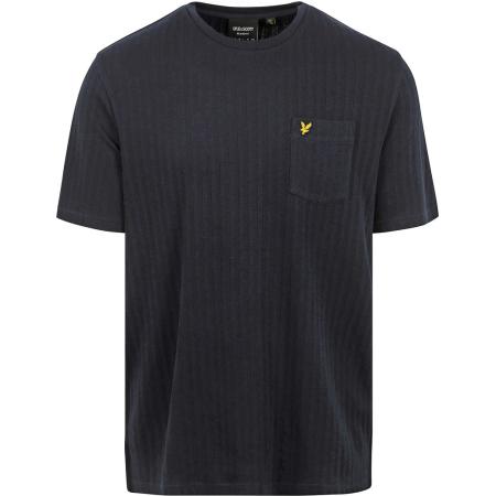 Lyle and Scott Knitted T-shirt Navy