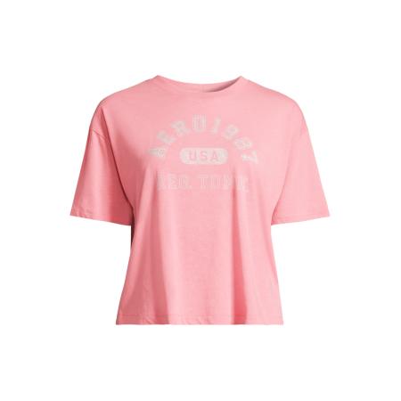 Aeropostale AÉROPOSTALE Shirt perzik / wit