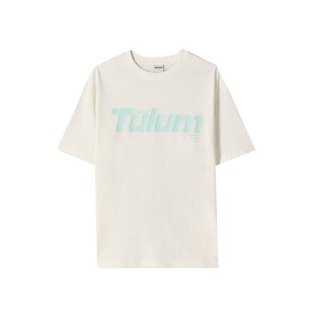 Bershka Bershka Shirt ecru / lichtblauw