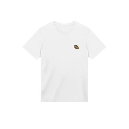 F4NT4STIC F4NT4STIC Shirt Football donkerbruin / wit