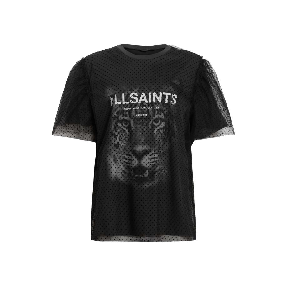 AllSaints AllSaints Shirt ROAR TOMMI grijs / zwart / offwhite -