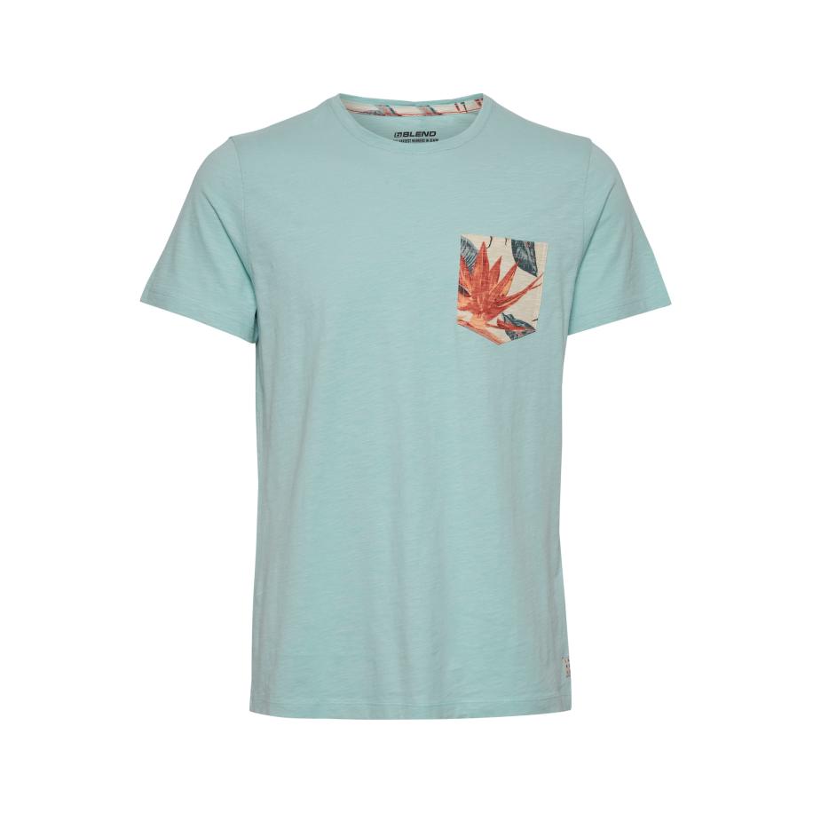 Blend BLEND Shirt TROP turquoise / gemengde kleuren -