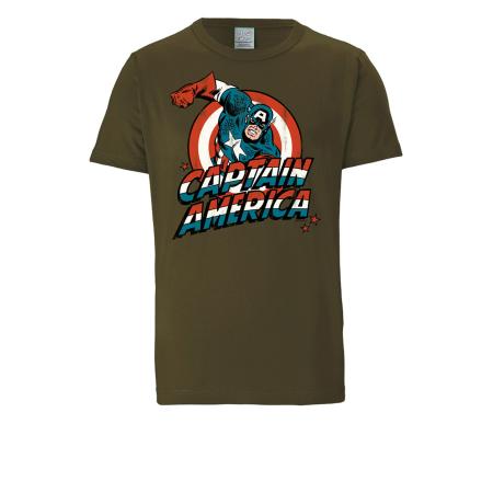 LOGOSHIRT Shirt blauw / olijfgroen / rood / wit