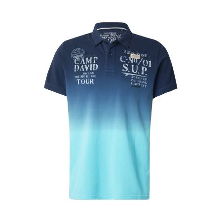 Camp David CAMP DAVID Shirt navy / aqua / wit