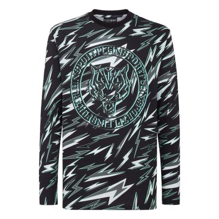 Plein Sport Plein Sport Shirt Tiger groen / zwart / wit