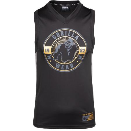 Gorilla Wear Gorilla Wear Shirt Orlando goud / basaltgrijs / zwart