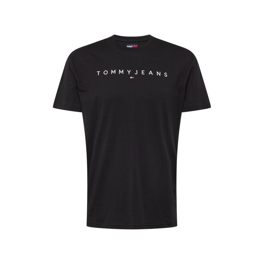 Tommy Jeans Shirt rood / zwart / wit Zwart