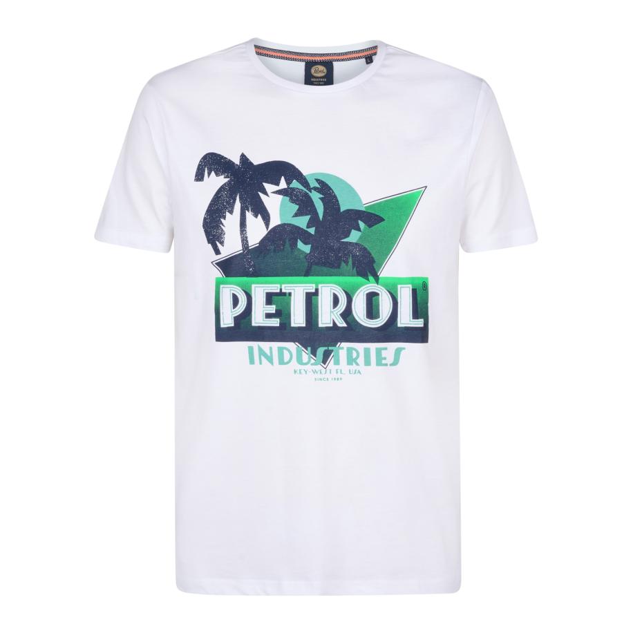 Petrol Industries Petrol Industries Shirt Azul navy / lichtblauw / petrol / wit -