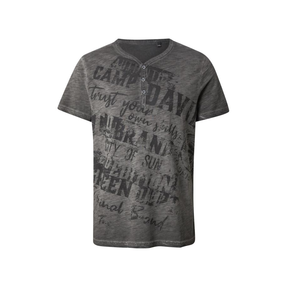 Camp David CAMP DAVID Shirt donkergrijs / zwart -