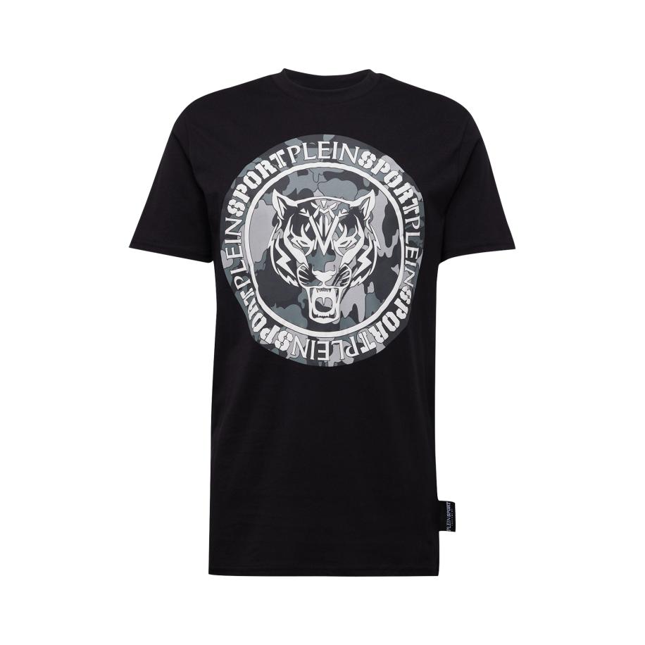 Plein Sport Plein Sport Shirt lichtgrijs / donkergrijs / zwart / offwhite -