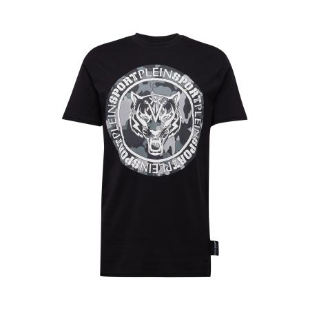 Plein Sport Plein Sport Shirt lichtgrijs / donkergrijs / zwart / offwhite