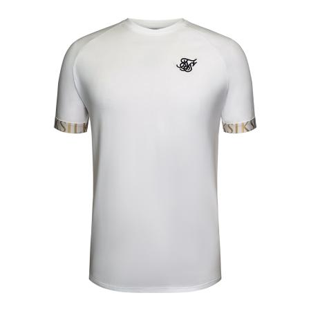 SikSilk SikSilk Shirt champagne / zwart / wit